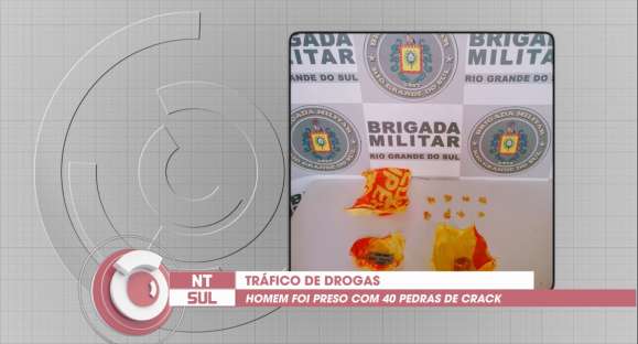 BM de Cachoeira prende homem por suspeita de tráfico