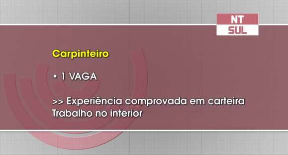 Cachoeira do Sul tem 11 oportunidades de emprego nesta quinta-feira