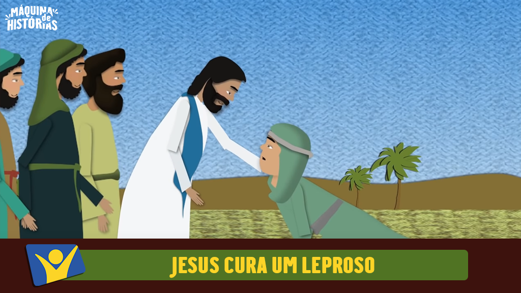 Jesus cura um leproso