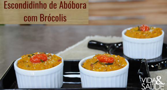 Receita: Escondidinho de Abóbora com Brócolis