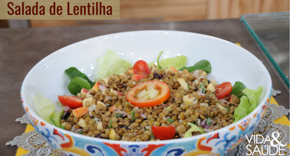 Receita: Salada de Lentilha