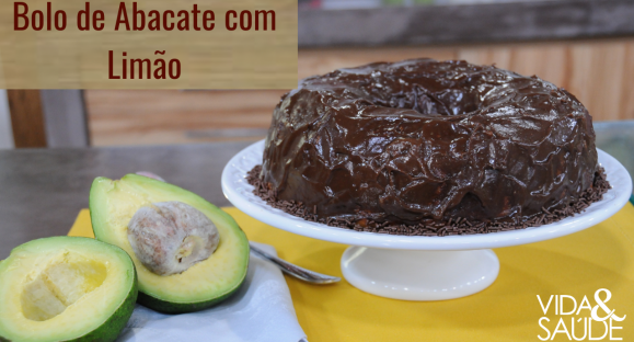 Receita: Bolo de Abacate com Limão