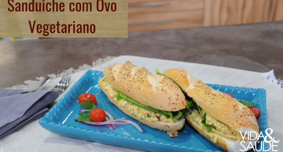 Receita: Sanduíche de Ovo Vegetariano