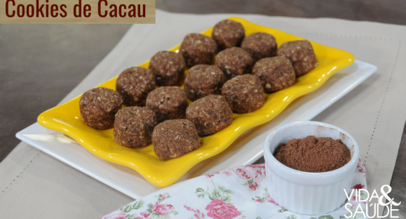 Receita: Cookies de Cacau