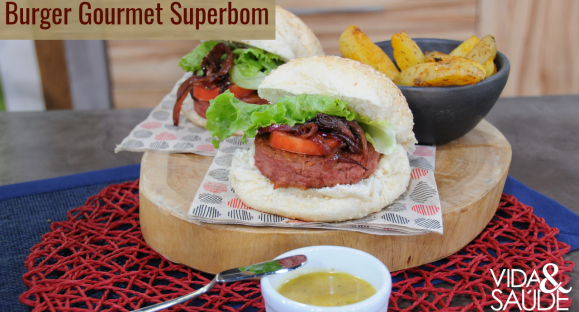 Receita: Burger Gourmet da Superbom