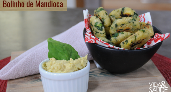 Receita: Bolinho de Mandioca Grelhado