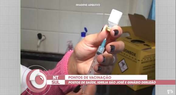 Veja locais de vacinação contra influenza em Cachoeira do Sul
