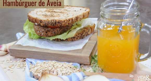 Receita: Hambúrguer de Aveia