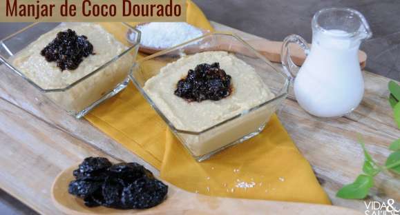 Receita: Manjar de Coco Dourado