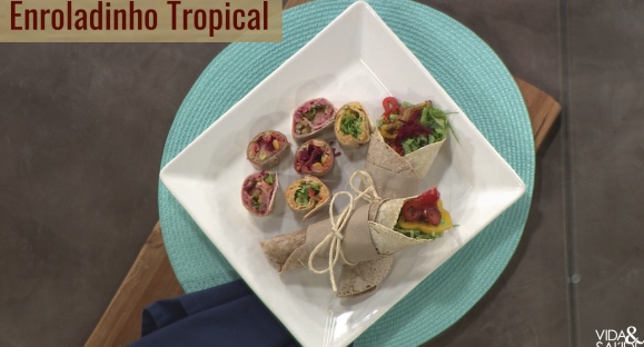 Receita: Enroladinho Tropical