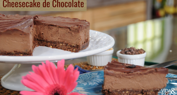 Receita: Cheesecake de Chocolate