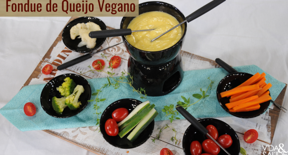Receita: Fondue de Queijo Vegano