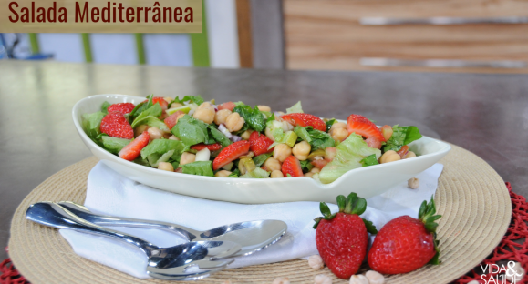 Receita: Salada Mediterrânea