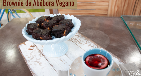 Receita: Brownie de Abóbora Vegano