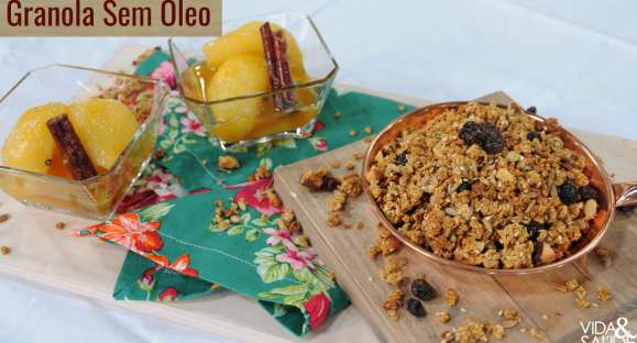 Receita: Granola sem Óleo