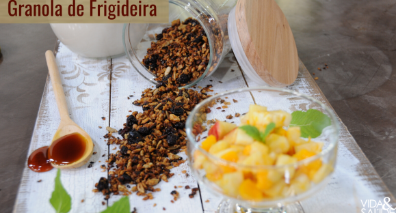 Receita: Granola de Frigideira