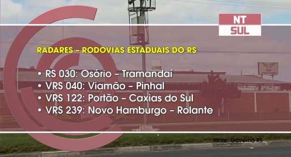 Radares em rodovias estaduais do RS voltarão em junho