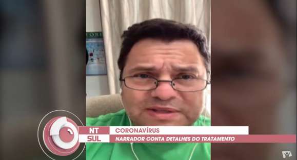 Narrador esportivo conta como foi seu tratamento contra a COVID-19