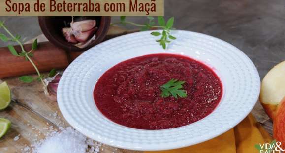 Receita: Sopa de Beterraba com Maçã