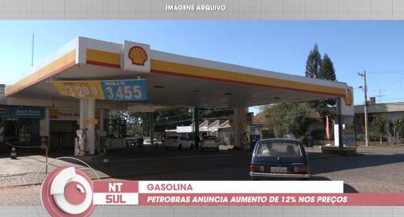 Preço da gasolina aumenta 12%