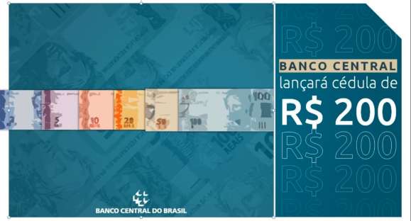 Banco Central anuncia cédula de R$ 200