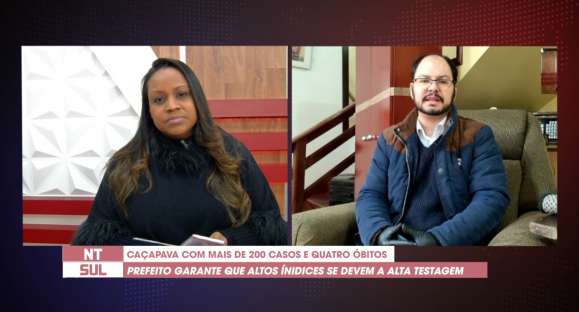 COVID-19 em Caçapava do Sul: números altos se devem a alta testagem, diz prefeito