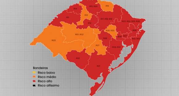 Governo confirma nesta segunda classificação de bandeiras