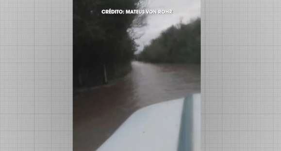 Cachoeirense registra enchente no Piquiri