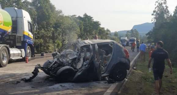 Acidente na RSC-287 causa a morte de moradora de Cachoeira do Sul, em Taquari