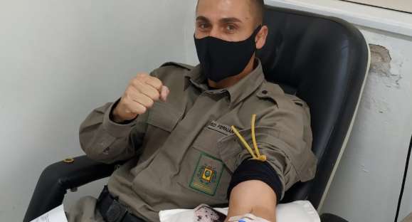 BM de Cachoeira do Sul participa da Campanha Sangue Brigadiano