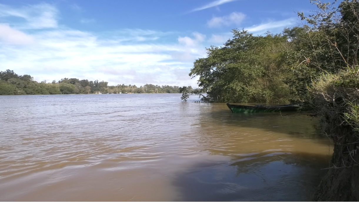 Chuva na região eleva o nível do Rio Jacuí em Cachoeira Cachoeira do Sul e Região em tempo real