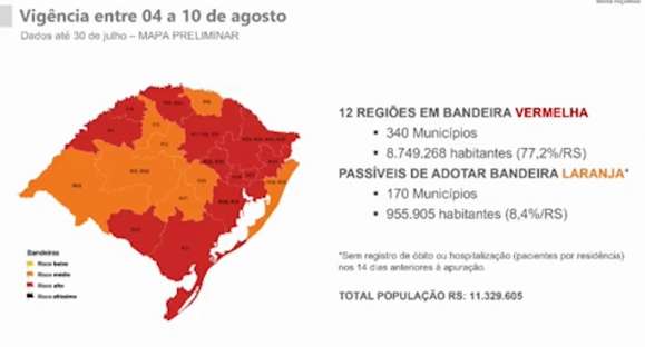 Governo anuncia mapa definitivo de bandeiras nesta tarde