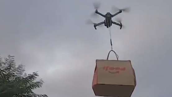 Testes para entrega de alimentos por drones começam neste ano