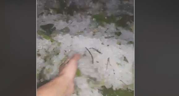 Municípios da região central e Vale do Rio Pardo registram granizo