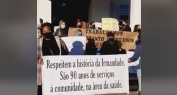 Servidores que atuam no Hospital Regional de Rio Pardo reivindicam salários atrasados