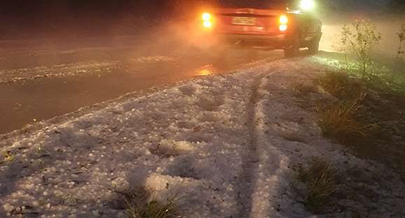 Vídeo: Municípios da região são atingidos por queda de granizo