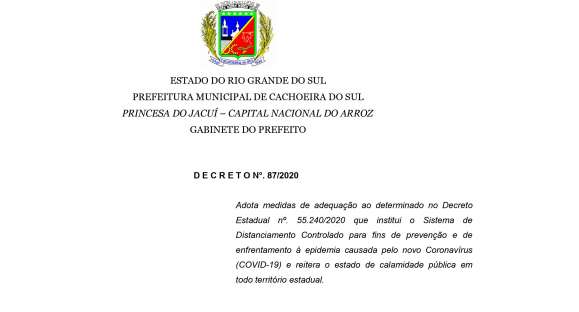 Prefeitura publica decreto permitindo os treinos de laço