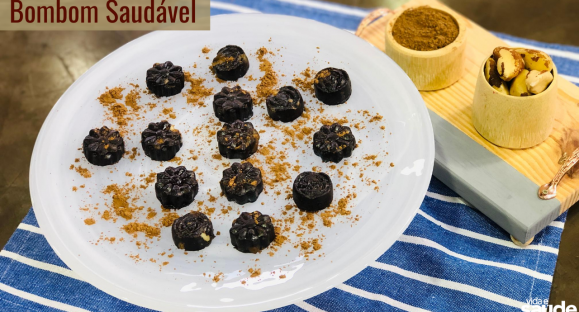 Receita: Bombom Saudável