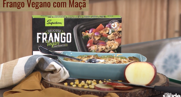 Receita: Frango Vegano com Maçã