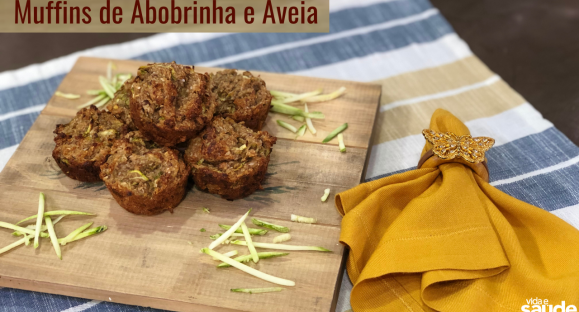 Receita: Muffins de Abobrinha e Aveia