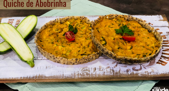 Receita: Quiche de Abobrinha