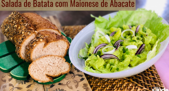 Receita: Salada de Batata com Maionese de Abacate