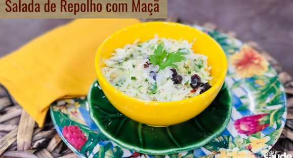 Receita: Salada de Repolho com Maçã