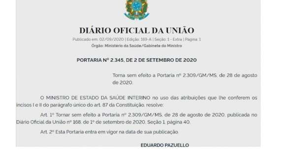 Ministério da Saúde retira COVID-19 de lista de doenças do trabalho