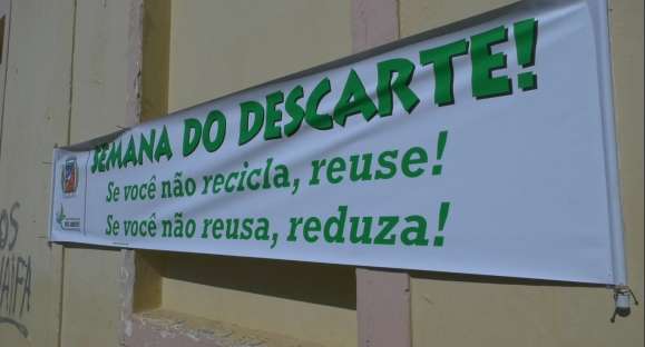 Semana do Descarte: coleta de inservíveis para cuidar do meio ambiente