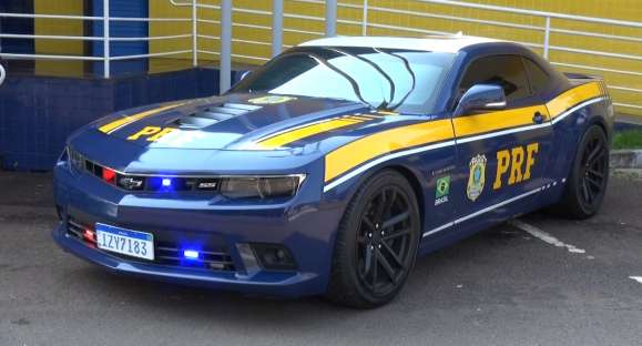 Camaro apreendido se torna viatura da PRF