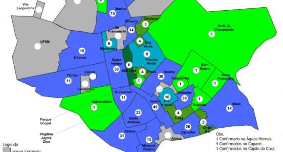 Centro, Barcelos e Santa Helena continuam liderando lista de bairros com mais casos de COVID-19