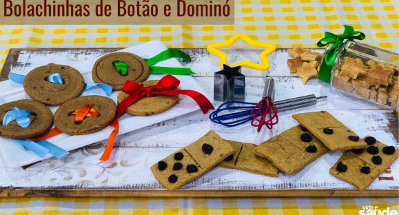 Receita: Bolachinhas de Botão e Dominó