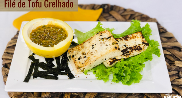 Receita: Filé de Tofu Grelhado