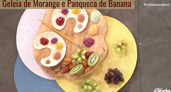 Receita: Geleia de Morango e Panqueca de Banana